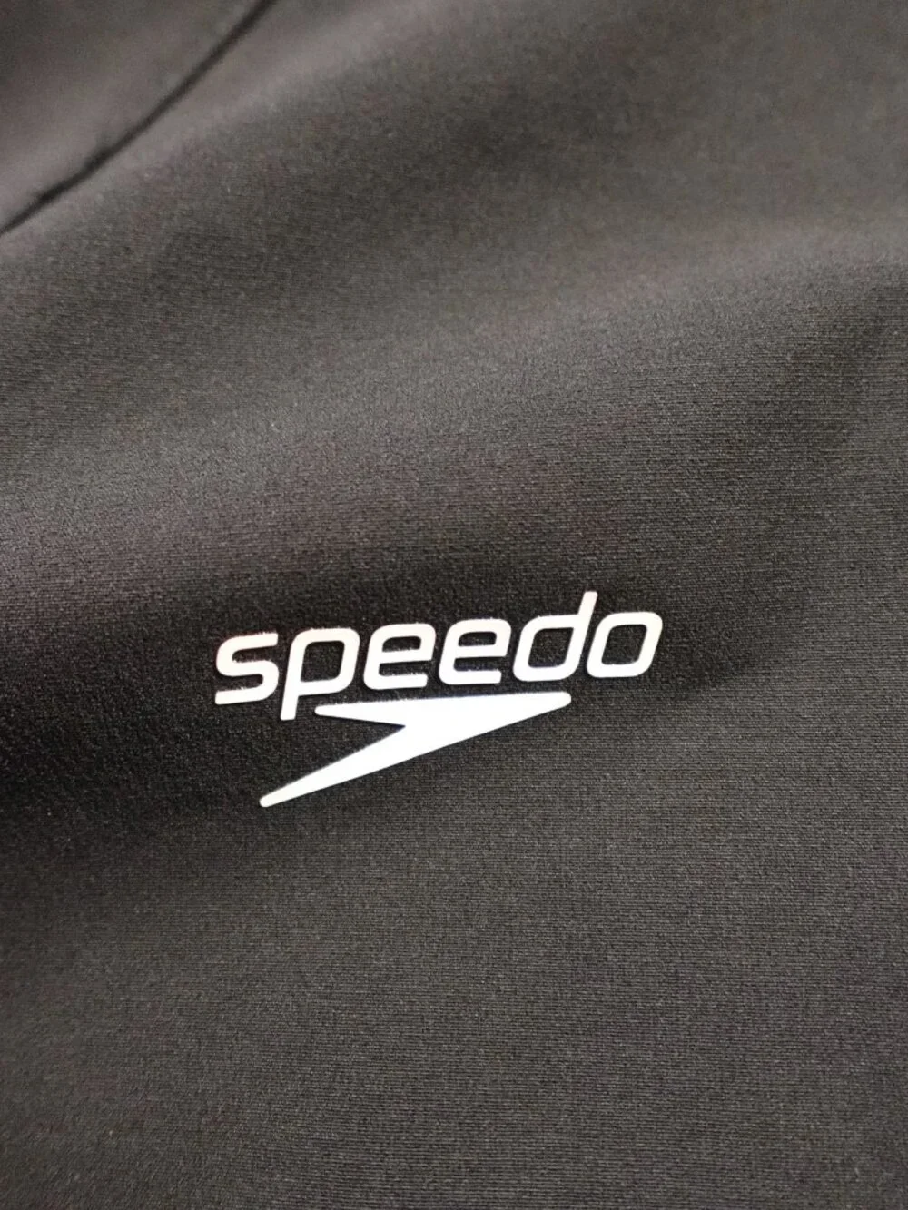 Speedo‎ Full Zip Team Jacket Men’s Large Black Red Athletic Track Swim